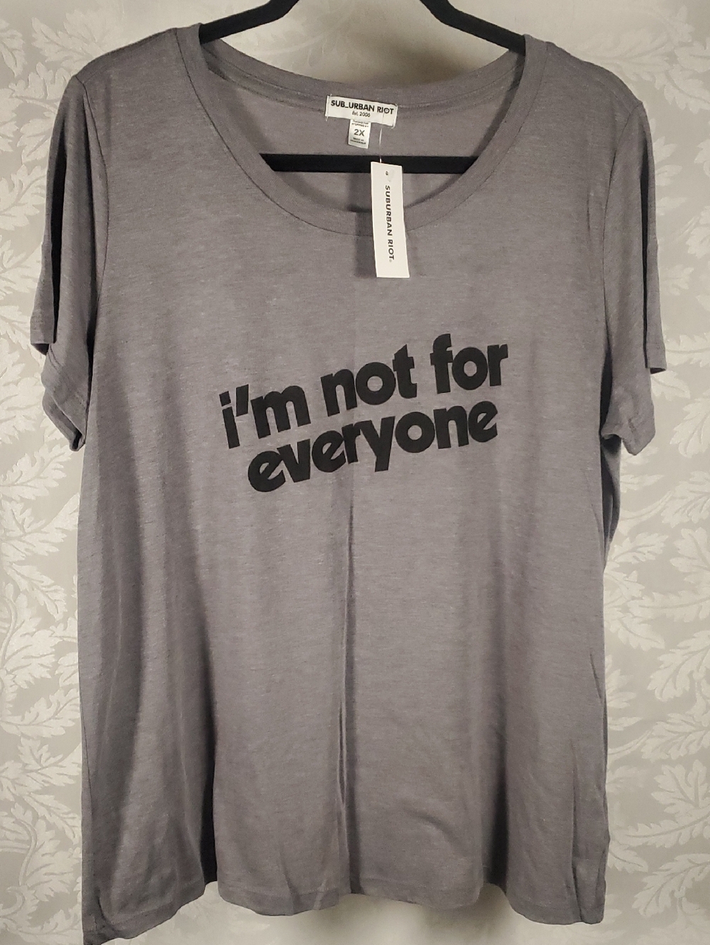 Sub_Urban Riot Gray Women's Short Sleeve  Graphic Tee